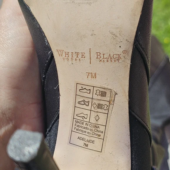 White House/ Black Market black stiletto boots - Picture 11 of 13